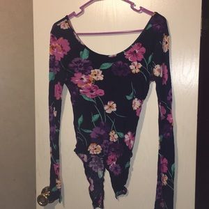 Charlotte Russe Floral Bodysuit